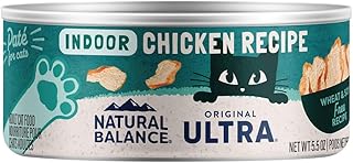 Natural Balance Indoor Ultra Premium Formula Canned Cat Food, 5.5 Oz (24 Count)