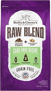 Stella & Chewy's Raw Blend Premium Kibble Cat Food – Grain Free, Protein Rich Meals – Cage-Free Poultry Recipe – 10 lb. Bag