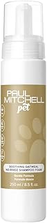 Paul Mitchell Pet Soothing Oatmeal Waterless No-Rinse Shampoo Foam for Dogs, Gentle Formula, 8.5 fl. oz