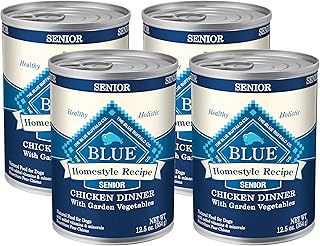 Blue Buffalo Senior Homestyle Recipe - Chicken - 12.5 Oz (Pack of 4)
