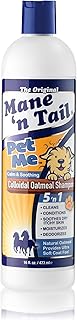 Pet Me Colloidal Oatmeal Shampoo with colloidal Oatmeal, Aloe Vera and spirulina for Dogs