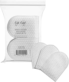 Eye Envy Finger Mitts Clean Dog Ears & pet tears. Use Tear Stain Solution or Ear Cleaner. Gently Remove Crusts, Earwax & Debris. Soft Fabric Finger cots. 40 Count.