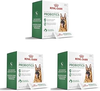 Royal Canin Probiotics for Dogs Digestive and Immune Health Powder Supplement for Dogs of All Ages, 30 Count (Pack of 3)