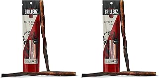 Grillerz Thick Bully Sticks, 2 Count, 12 inch, All Natural Dog Treat for All Breeds, Dog Chew for Healthy Teeth (Pack of 2)
