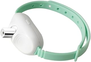 Automatic Cat Laser Toy with Light - Wearable Laser Collar for Kittens, USB Rechargeable Cat Laser Pointer Toy, Interactive Pet Exercise Toy with Hands-Free Operation (Green)