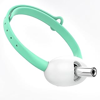 Interactive Cat Collar with Laser Toy, Mint Green, Adjustable 7.8-12.2 Inch, 2 Mode Auto Standby Light, Pet Entertainment Device
