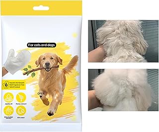 Dog Cleaning Gloves Wipes – Sturdy Durable Sturdy, Stylish 6, Pieces Deodorizing Gentle Cat, Bathing Supplies Instant Bath Dogs | Paws Body Butt Skin Coat Care Functional Elegant Lightweight