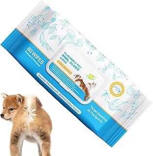 Dog Cleaning Wipes - Soothing Gentle Pet Deodorizing, Cat Cleansing Pads with Freshness, Grooming Care Tool with Softness, Animal Hygiene Accessory, Wipe Pack for Puppies, Kittens, Rabbits