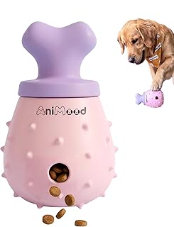 Interactive Dog Enrichment Toys, Dog Treat Dispenser Toy to Keep Them Busy, Stimulating Dog Toys & Durable Slow Feeder