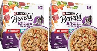 Beneful Purina Kitchen Creations with Beef,Chicken,or Lamb Wet Dog Food Variety Pack - 3 oz. Cans,(Pack of 60)