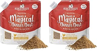 Stella & Chewy's Freeze-Dried Raw Marie's Magical Dinner Dust - Premium Chicken Dog Food Topper with Organic Fruits & Vegetables - Perfect for Picky Eaters - 7oz,(Pack of 2)