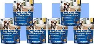 N-Bone Puppy Teething Rings Chicken Flavor Dog Treat,18 Rings Total,21.6-oz - Natural Puppy Chew Toys Alternative for Teething Discomfort - Small and Large Dogs,(Pack of 2)