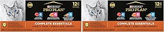 Purina Pro Plan High Protein Wet Cat Food Variety Pack,Complete Essentials Seafood Favorites - 3 oz. Cans,(Pack of 48)
