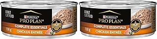 Purina Pro Plan Complete Essentials High Protein Cat Food Gravy,Wet Cat Food Chicken Entree - 5.5 oz. Cans,(Pack of 48)