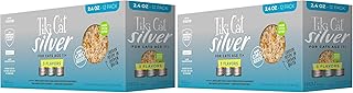 Tiki Cat Silver Variety Pack,Immune System Support Formulated for Older Cats Aged 11+,Senior Wet Cat Food,2.4 oz. Can,12 Count (Pack of 2)