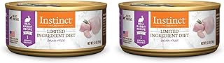 Instinct Limited Ingredient Diet,Natural Wet Cat Food,Grain Free Recipe - Real Rabbit,5.5 Ounce,(Pack of 24)