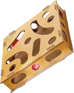 Versatiles Interactively Cats Activity Set Features Track Systems 3 Colorful Ball Teaser Wand for Customizable Fun Cats Playing Toy