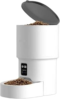 4L WiFi Smart Automatic Pet Feeder, 2 Styles White Cat Feeder with Mobile Phone Remote Control(Basic Version)