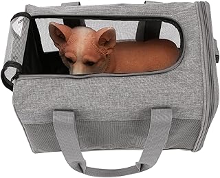 Genérico Pet Carrier | with Mesh Window, Soft Cage, Portable Backpack for Puppies and Small Dogs, for Transportation of Cats Medium Dogs on Travel, Camping, Walk and Car