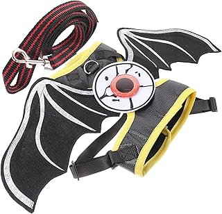 Halloween Halloween-Inspired Cat Harness Set with Leash, Small Size, Soft Lightweight Vest for Pet Walking and Outdoor Use