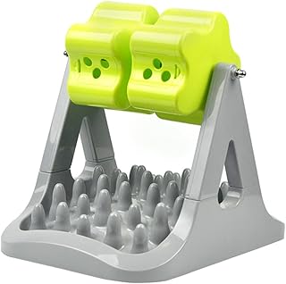 UPKOCH Rotating Dog Food Feeder Bowl Slow Feed Puppy Food Dispenser Plastic Pet Feeding Anti-Choke Automatic Feeding for Small to Medium Dogs