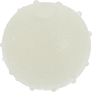 Interactive Luminous Squeaky Ball, Solid TPR Rubber Chew with Neon Light, 6cm Bouncy Training for Small to Medium Dogs, Sturdy Pet Fetch Ball for Puppy Play and Exercise