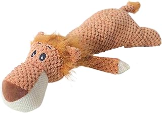 Plush Dog Toy, Squeaky Chew Doll, Animal Shaped Plaything with Soft Stuffing, Puppy Entertainment Item with Built in Sound, Pet Supplies, Interactive Puppy Toys for Indoor Boredom Relief Use