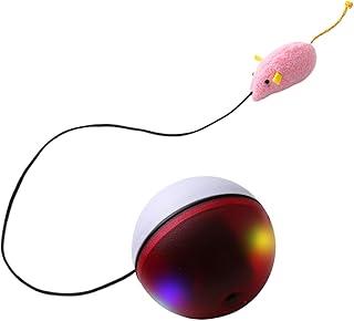 Interactive Cat Ball, Rechargeable Moving Toy, Automatic Rolling Sphere with Smart Sensor, Pet Play Device with USB Charging Port, Pet Supplies, Electric Cat Toy for Indoor Outdoor Exercise Use