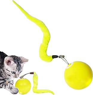 Cat Toy Ball - Electric Kitten Teaser, Smart Rolling Cat Toy for Pets, Engaging Play Indoor and Outdoor Use, Ideal for Pet Parents, Trainers, Animal Lovers, Apartments, Bedrooms, Living Rooms