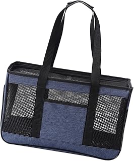 Homoyoyo Breathable Large Mesh Cat Carrying Bag Portable Soft-Sided Pet Travel Carrier Handheld Carrier for Cats and Small Dogs