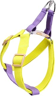 Milisten Adjustable Multicolor Pet Vest Harness Small Size Dog Chest Strap Outdoor Puppy Harness for Walking and Training