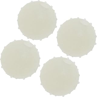 NUOBESTY 4pcs Glowing TPR Rubber Chew Balls for Dogs, 6cm Small Interactive Pet for Aggressive Chewers, Sturdy Puppy Teething Training Balls for Medium and Small Dogs