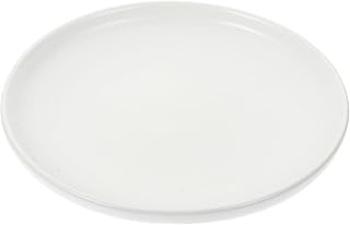 YARNOW Shallow Ceramic Cat Bowl Pet Food Dish Whisker Relief White Shallow Kitten Bowl for Indoor Cats and Kittens