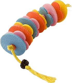 Cat Teething Toys, Interactive Rope with Bell, Biting Toys for Kittens and Pets, Indoor Play Enrichment for Home Entertainment and Boredom Relief