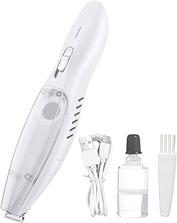 Dog Trimmer - Professional Rechargeable Grooming Kit, Two Speed Precision Pet Hair Clipper with Low Noise Motor Technology, Safe Detail Shaving Control Function, Ideal for Puppy Kitten Paw Ear Trimmin