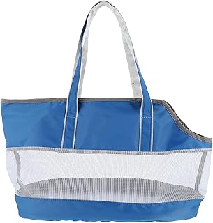 SUPVOX Portable Cat Carrier Bag Large Nylon Mesh Breathable Pet Storage Pouch Handheld Pet Carrier for Outdoor Travel