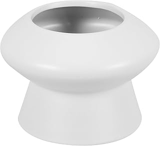 Ceramic Pet Drinking Bowl with Raised Feet, High Feet Pet Feeder for Dogs and Cats, Food-Grade Ceramic Feeding Bowl for Whisker Relief and Neck Protection, Suitable for Home and