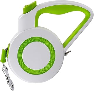 Retractable Dog Leash Automatic 5m Lightweight Sturdy Nylon Tape Outdoor Running Leash for Dogs to 20kg Puppy Walking Training Rope