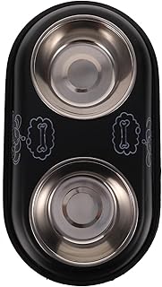 Pet Dog Bowl and Pet Food Bowl Stainless Steel Small Nonslip Detachable Base Anti-Skid Feeder for Cats and Dogs