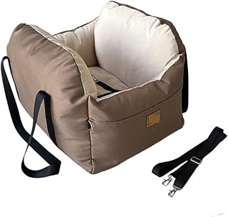 Portable Small Dog Car Seat Dog Bag Washable Soft Cotton Filling Travel Pet Cat nest Home Dog Kennel Pet Backpack(D)