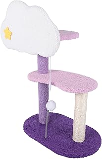 Cabilock Cat Climbing Frame with Sisal Scratcher Multi-Level Cat Tree Indoor Kitten Play House Jumping Platform Pet Furniture